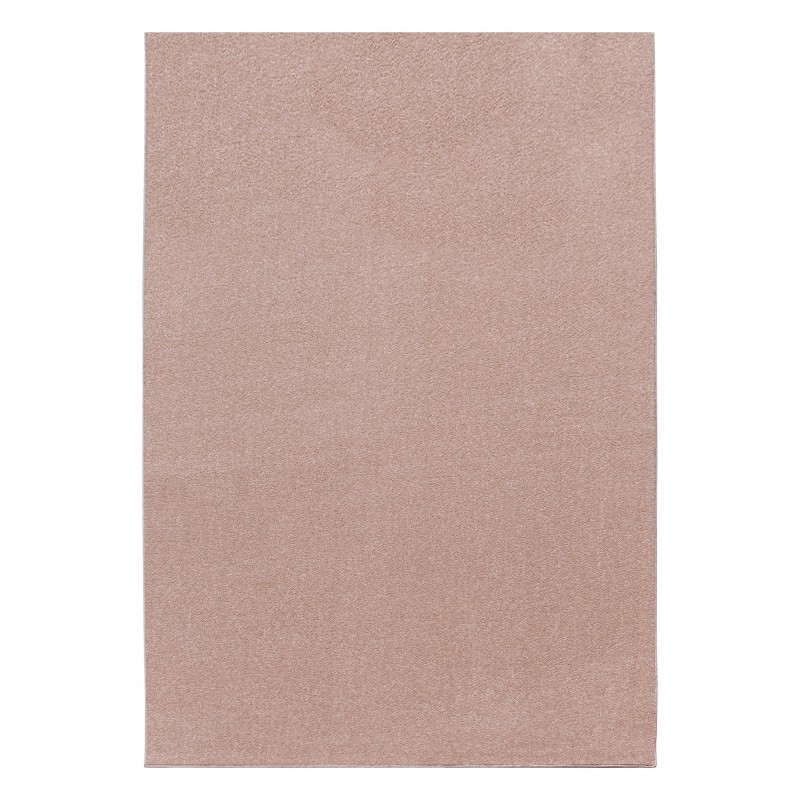 Ata Kortluvet Tæppeløber Ensfarvet - Rosa - 80x250 (Løber)