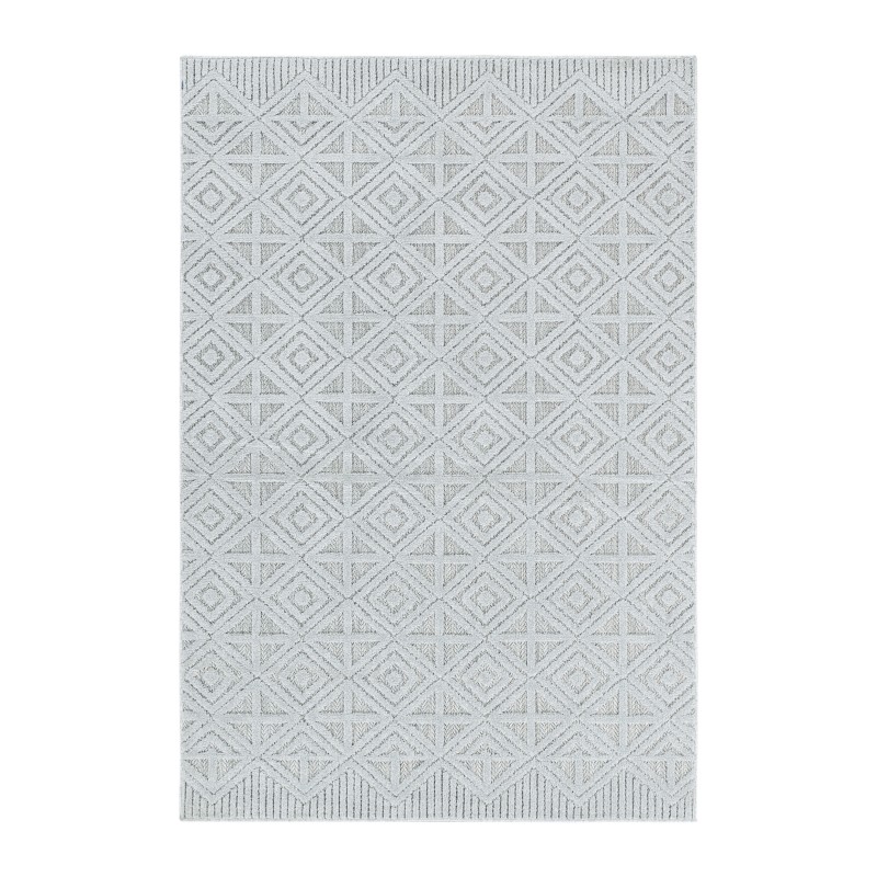 Bahama Udendørs Tæppeløber Boho - Grå - 80x150 (Løber) billede