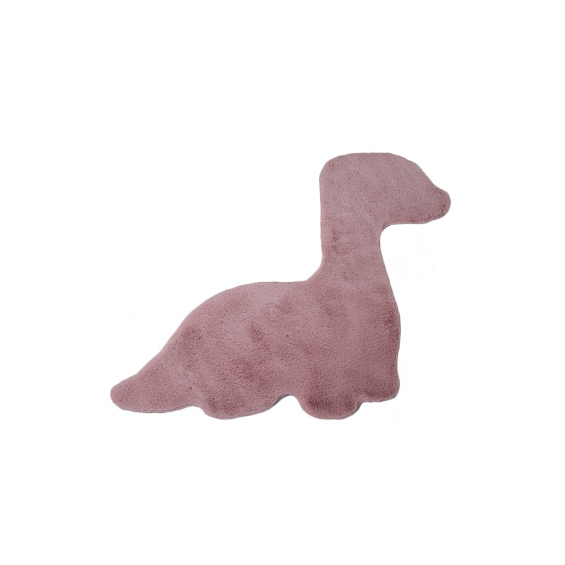 Caty Børnetæppe Dino - Rosa - 80x100 billede