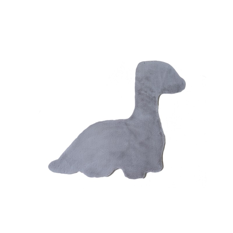 Caty Børnetæppe Dino - Sølv - 80x100 billede