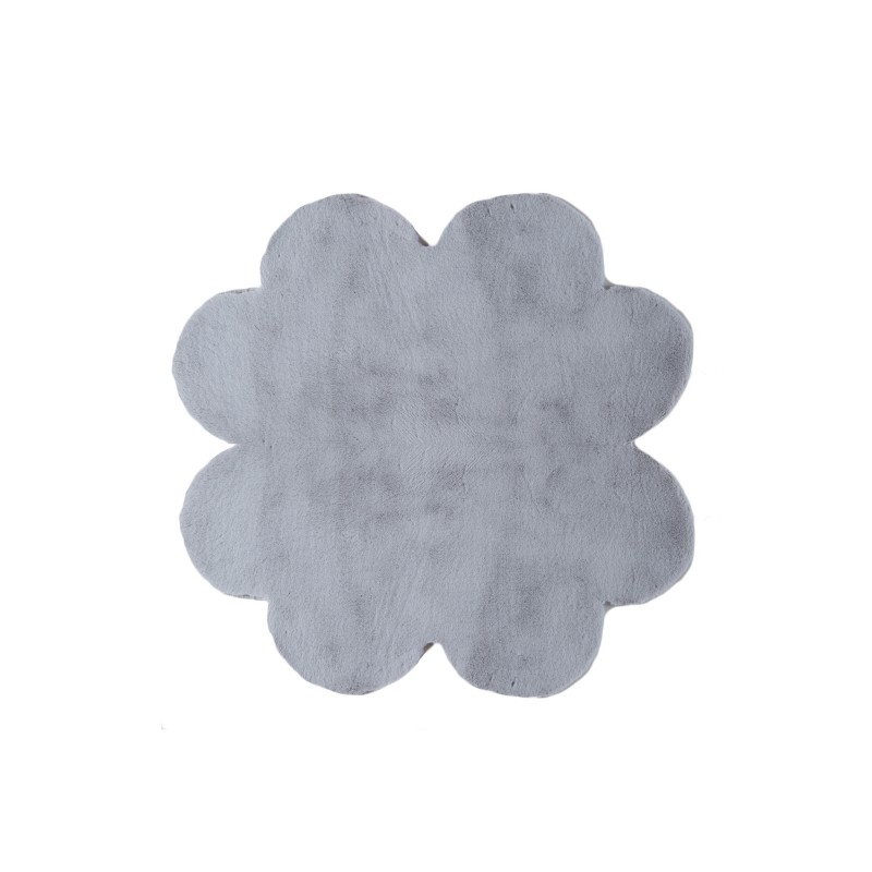 Caty Børnetæppe Kløver - Sølv - 90x90