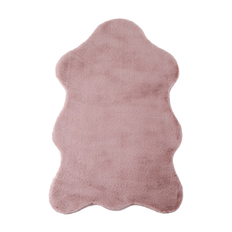 Caty Børnetæppe imiteret Fåreskind - Rosa - 60x90 billede