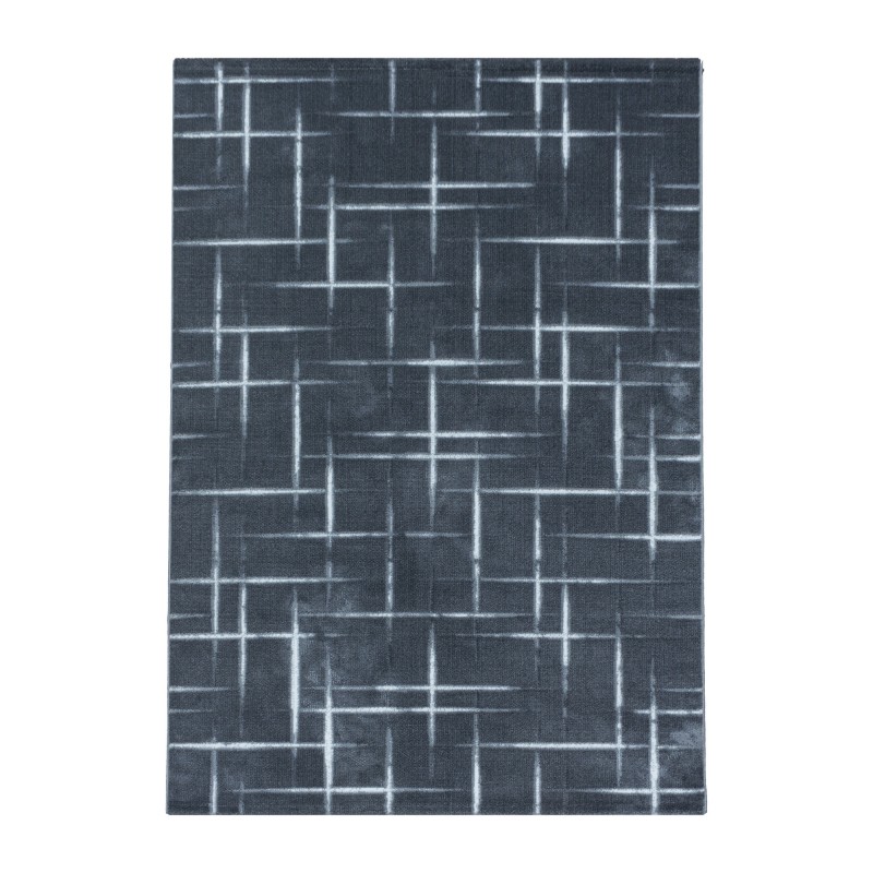 Costa Kortluvet Tæppeløber Stribet - Grå - 80x150 (Løber) billede