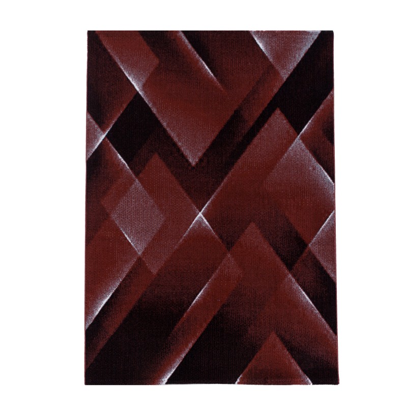 Costa Kortluvet tæppe Abstrakt - Rød - 160x230 billede