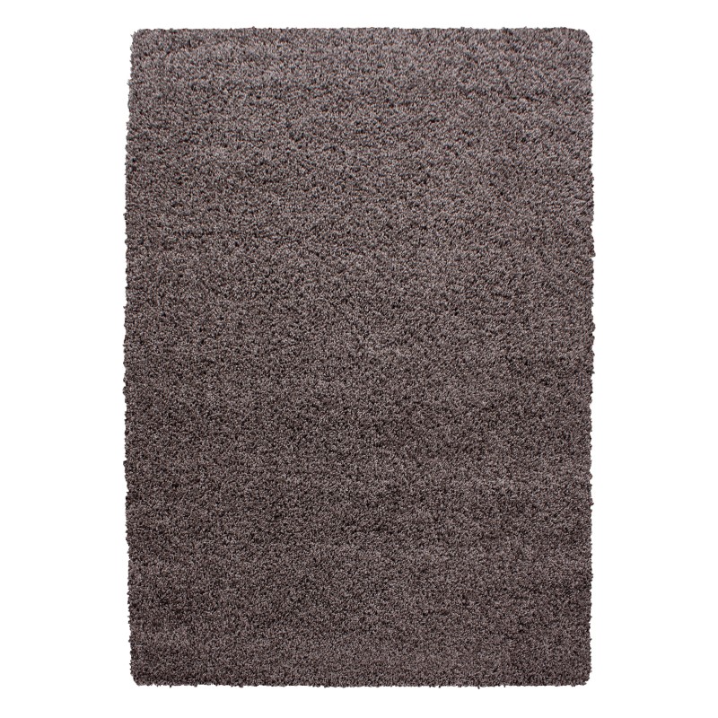 Dream Shaggy Tæppeløber Ensfarvet - Brun - 60x110 (Løber)