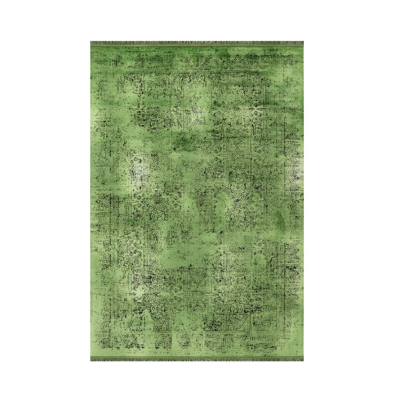 Elite Kortluvet Tæppeløber Vintage - Grøn - 80x150 (Løber)