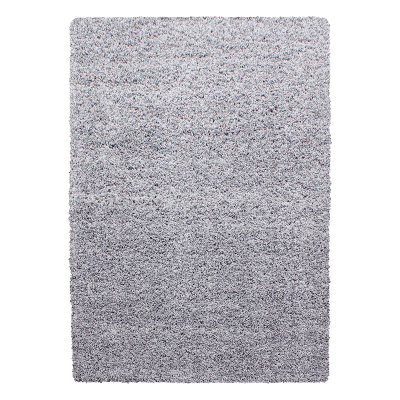 Life Shaggy Tæppeløber Ensfarvet - Lysegrå - 80x150 (Løber)