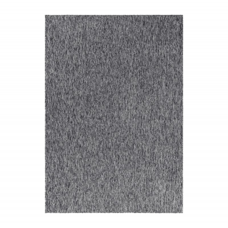 Nizza Kortluvet Tæppeløber Ensfarvet - Grå - 80x150 (Løber)