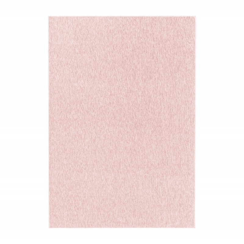 Nizza Kortluvet Tæppeløber Ensfarvet - Rosa - 80x250 (Løber)