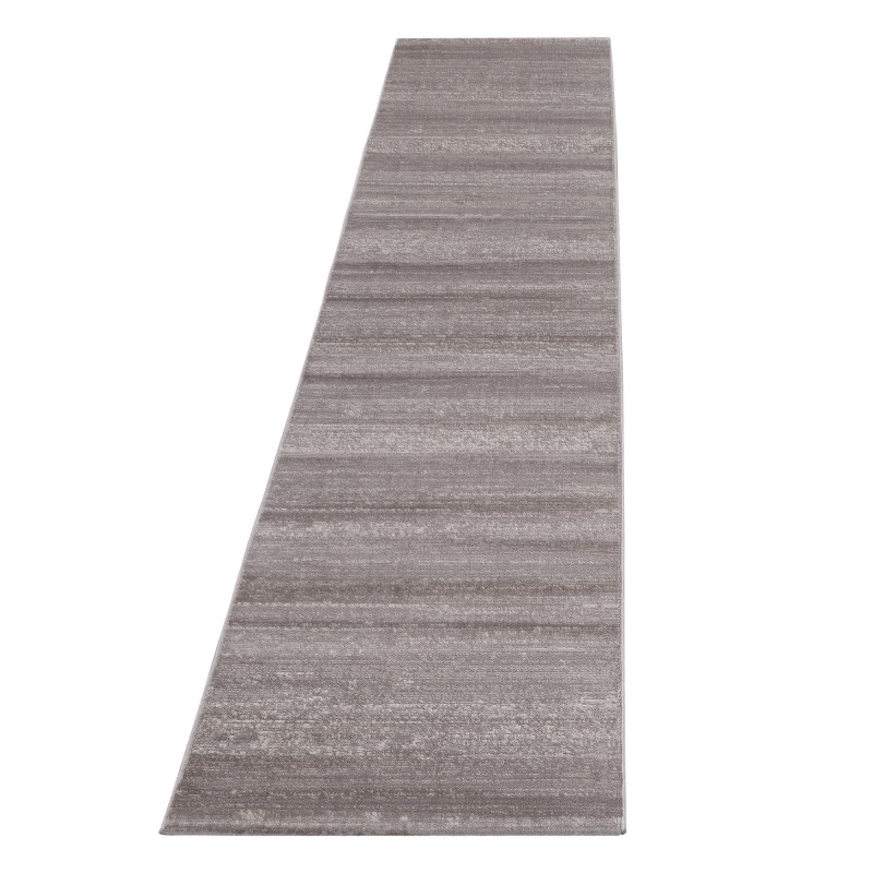 Plus Kortluvet Tæppeløber Ensfarvet - Beige - 80x300 (Løber)