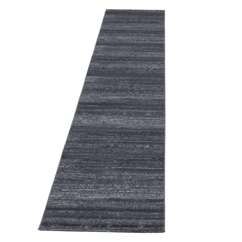 Plus Kortluvet Tæppeløber Ensfarvet - Grå - 80x150 (Løber)