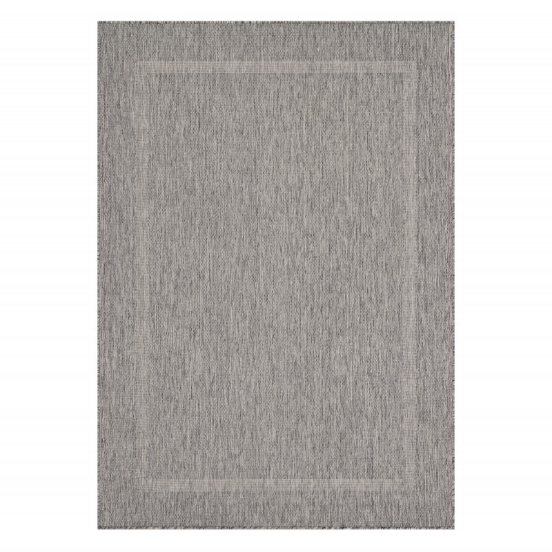 Relax Udendørs tæppe Ensfarvet - Grå - 160x230 billede