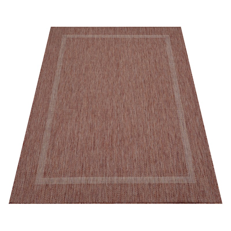 Relax Udendørs Tæppeløber Ensfarvet - Rød - 80x250 (Løber)