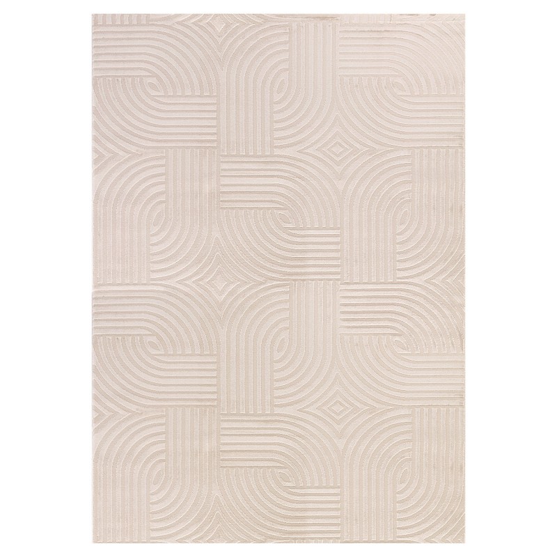 Sahara Indendørs tæppe 3D - Beige - 120x170 billede