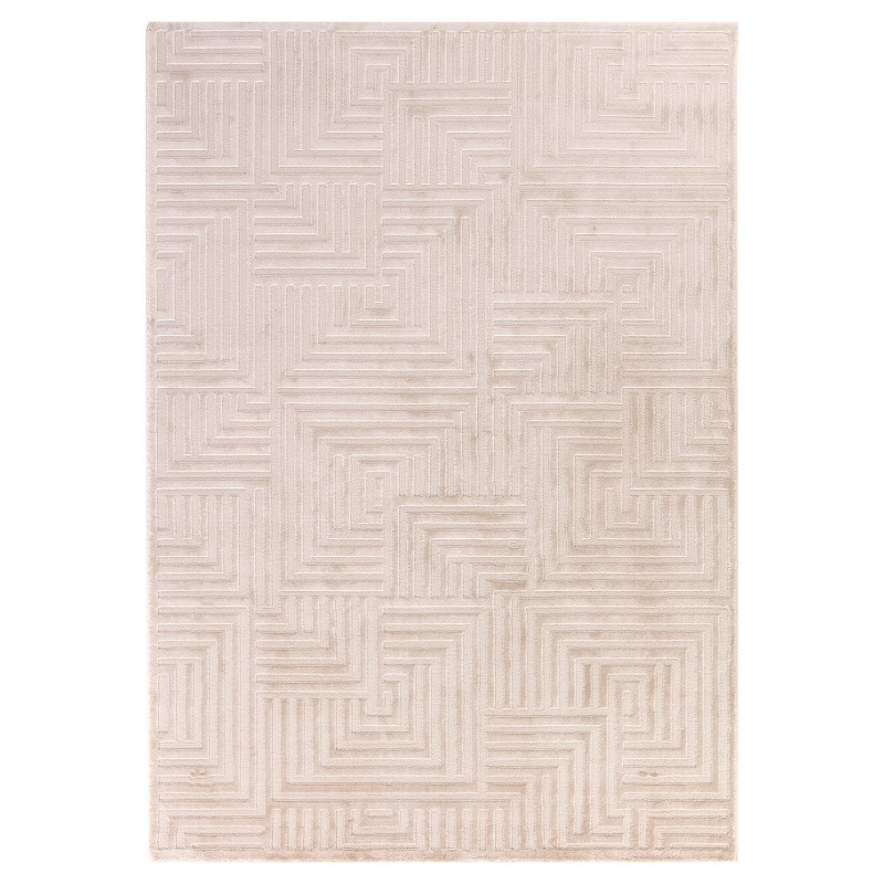 Sahara Indendørs tæppe 3D - Beige - 120x170 billede