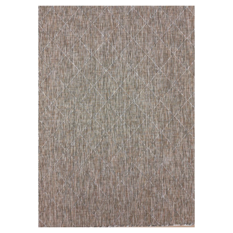 Zagora Udendørs tæppe Rhombus - Beige - 160x230 billede