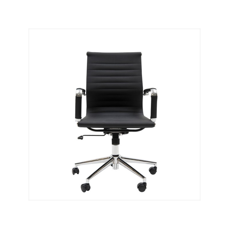 Executive Kontorstol med Lav ryg – Sort