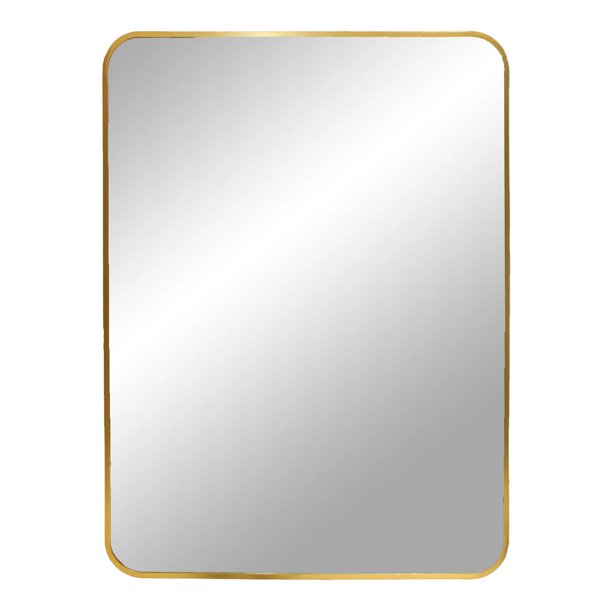 Madrid Spejl - Spejl med ramme i messing look 50x70 cm