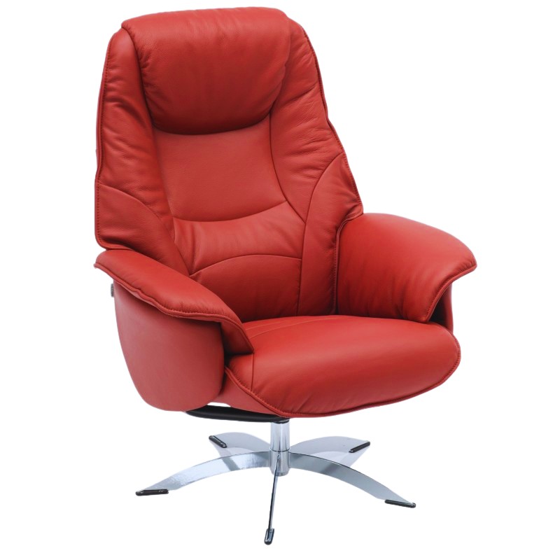 Hjort Knudsen Næsby Lænestol Semianilin læder