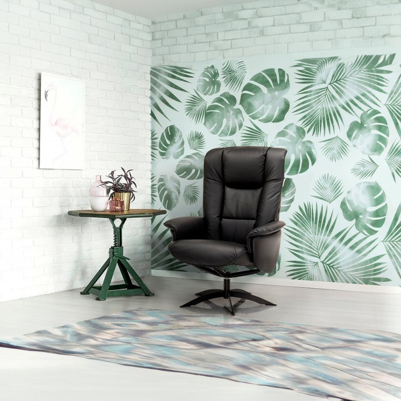 Hjort Knudsen Odense Lænestol i ægte læder