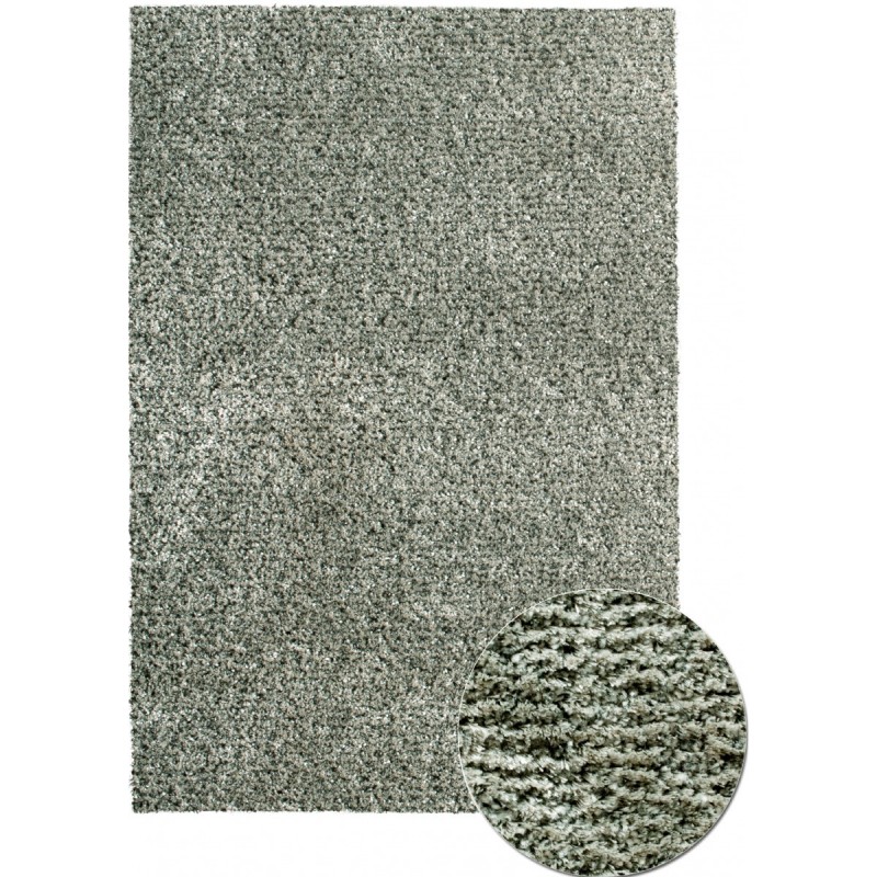 SUNSET - Grå tuftet afpasset tæppe