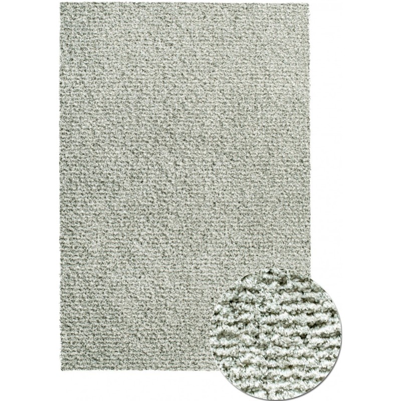 SUNSET - Silver tuftet afpasset tæppe