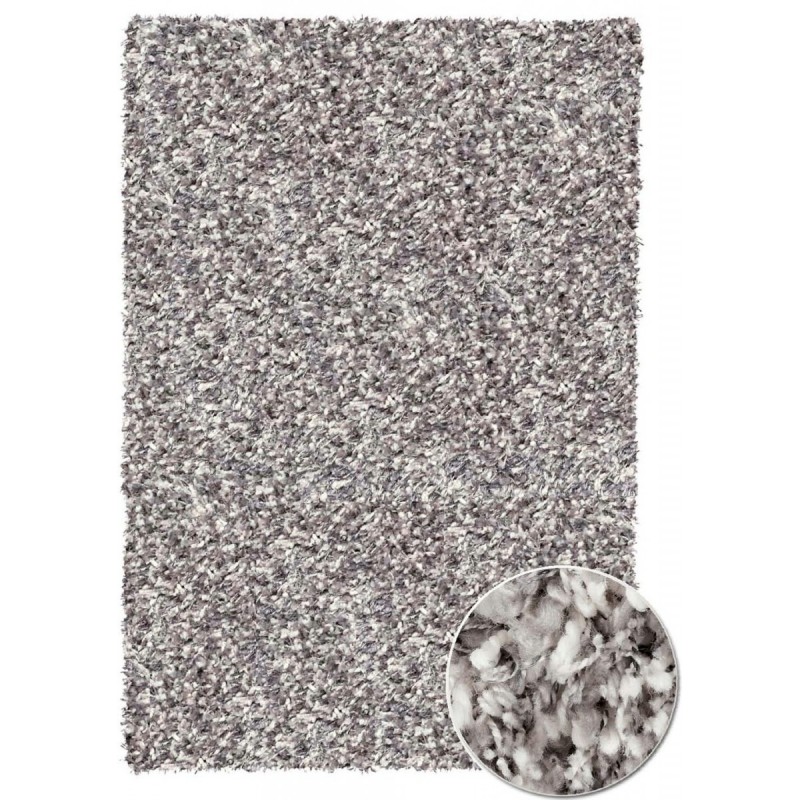 STARLIGHT - Grå tuftet afpasset tæppe