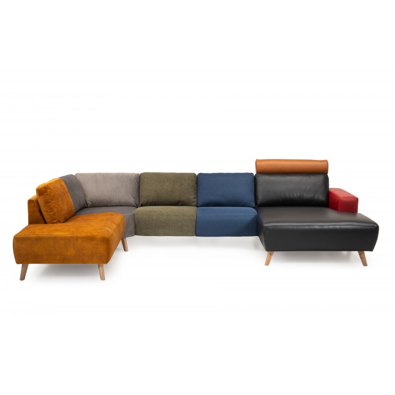 Hjort Knudsen Copenhagen flerfarvet sofa U-sofa - Højrevendt Multifarvet