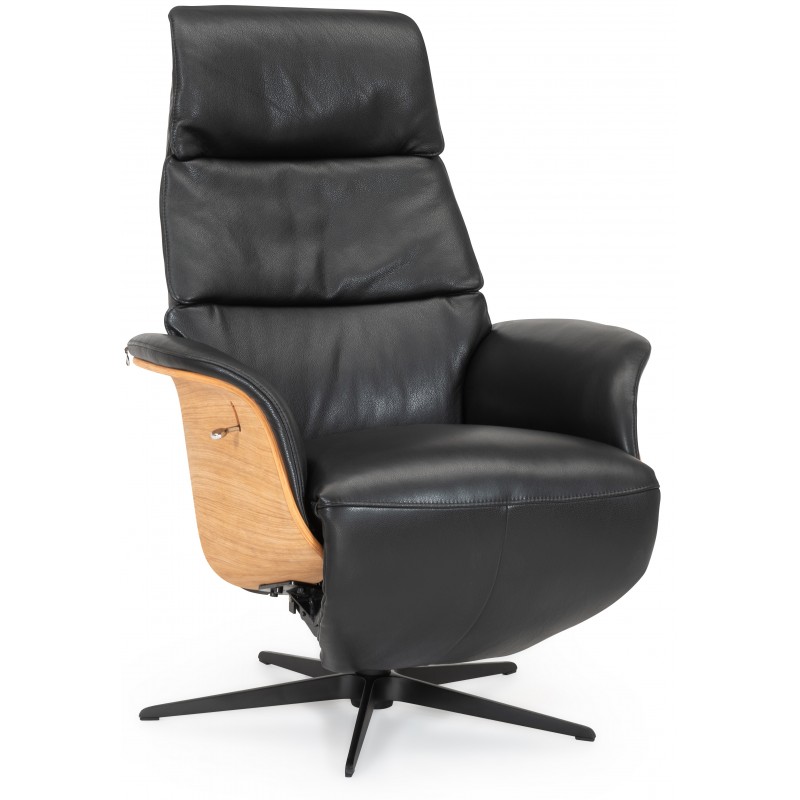 Hjort Knudsen Dundee – lænestol med indbygget skammel