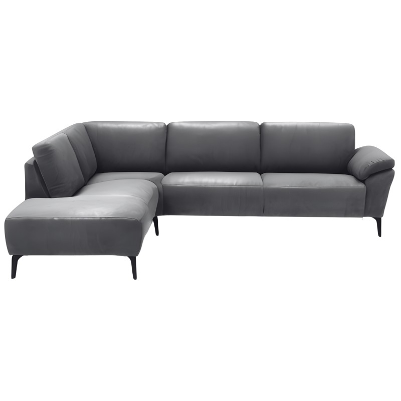 Hjort Knudsen Roskilde læder Hjørnesofa - Venstrevendt