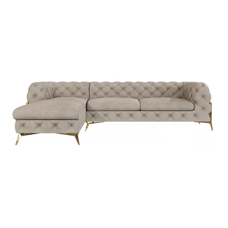Royal II Chesterfield chaiselongsofa Venstrevendt