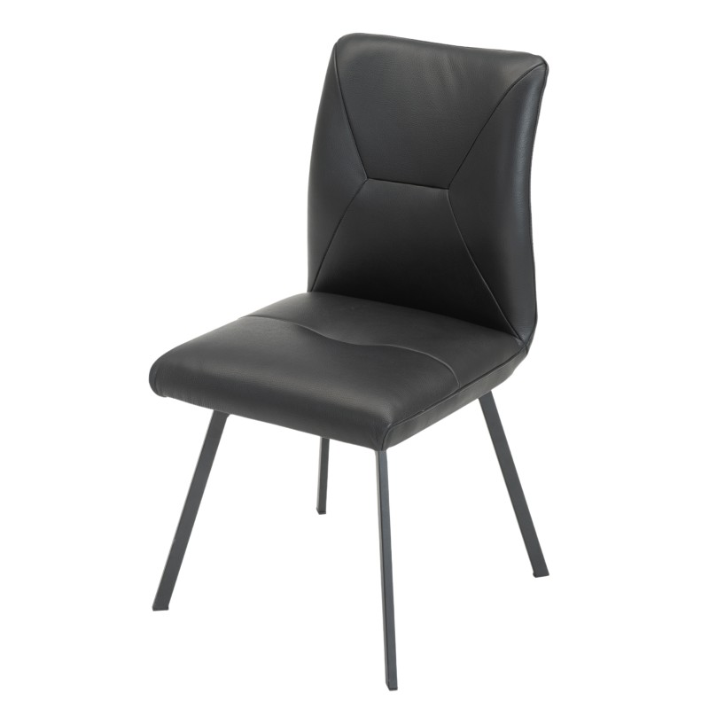 Hjort Knudsen Samsø spisebordsstol - Ægte læder OUTLET