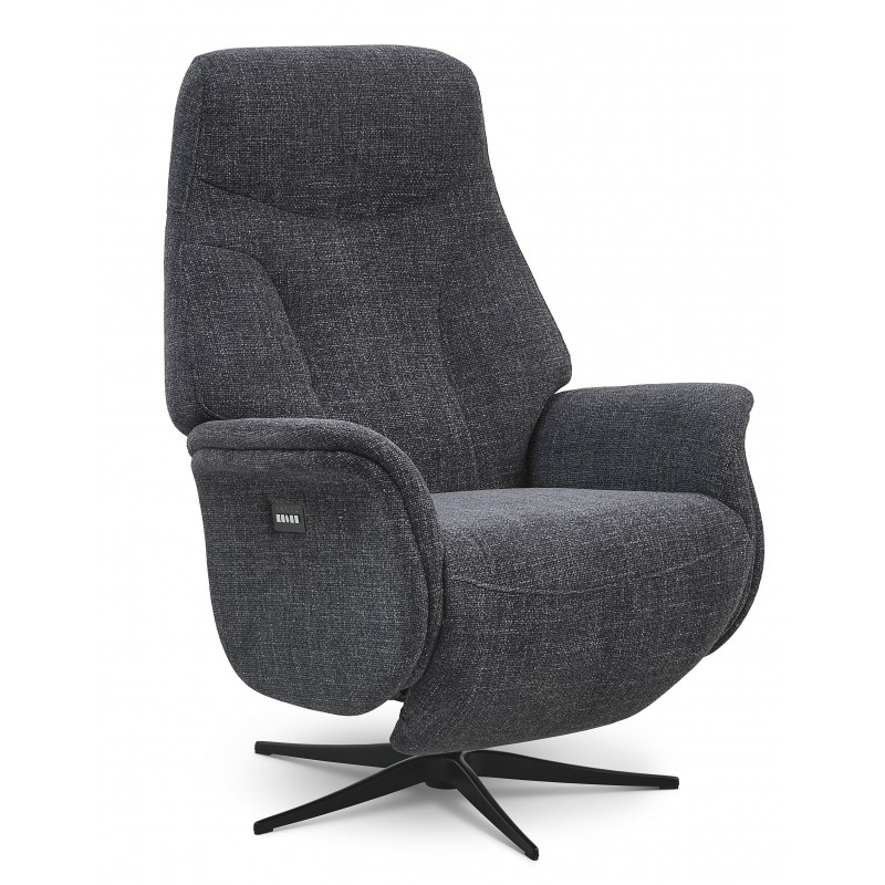 Storm lænestol  Antracit stof med skammel (motorbetjent)