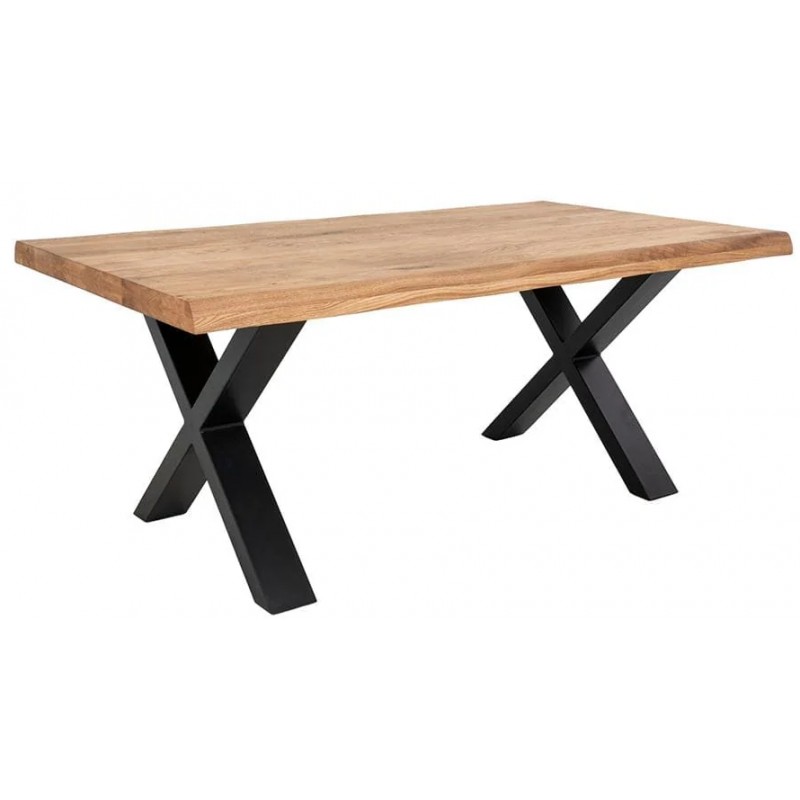 Curve Sofabord med bølget kant - Olieret Eg, 120x70