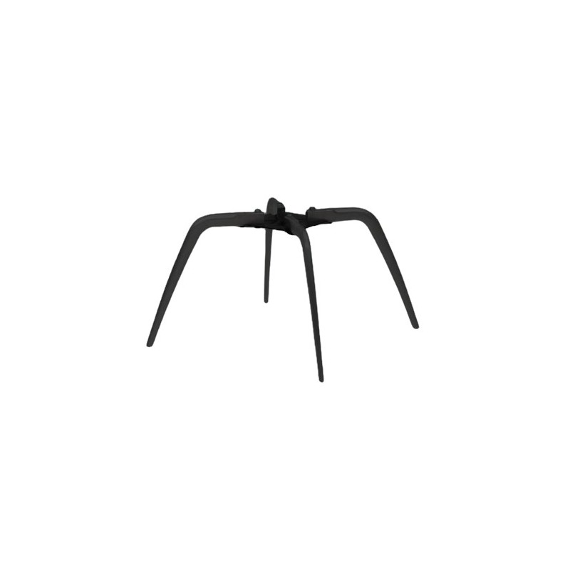 Aluminiumsben sort Mat til spisestol - DL07K5