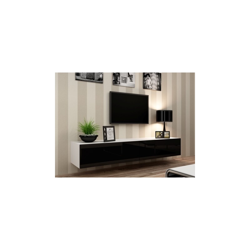 TV bord VIGO RTV 180 Hvid/Sort