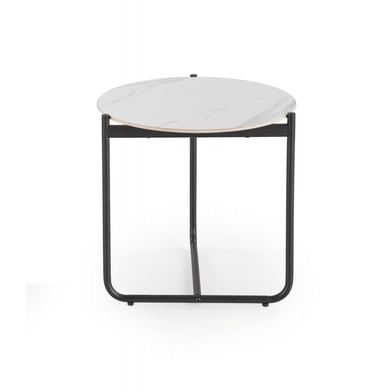 ACUNA S sofabord, Hvid marmor