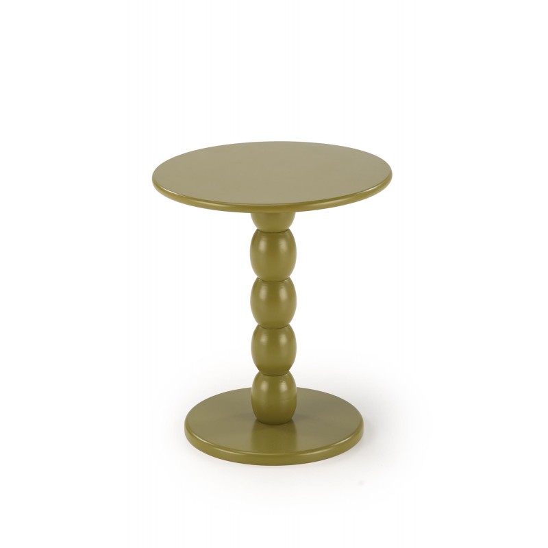 CIRILLA Hjørnebord Ø47cm - oliven billede