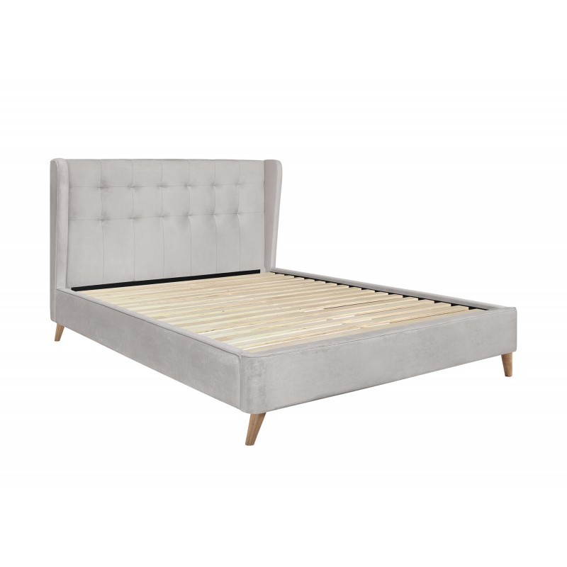 ESTELLA 160x200cm sengeramme Beige billede