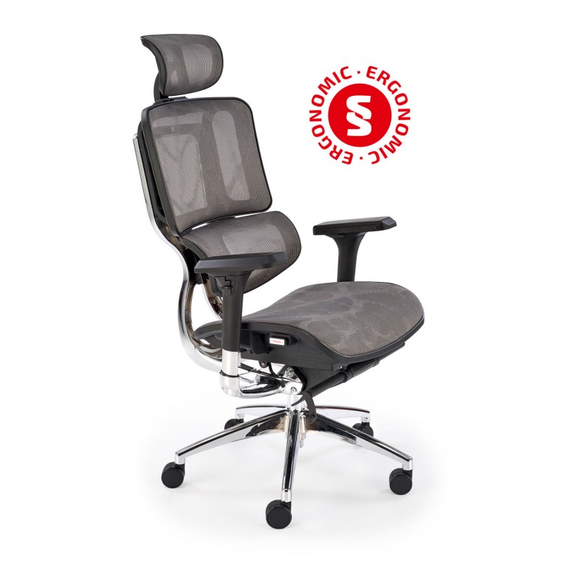 ETHAN kontorstol - Grå billede