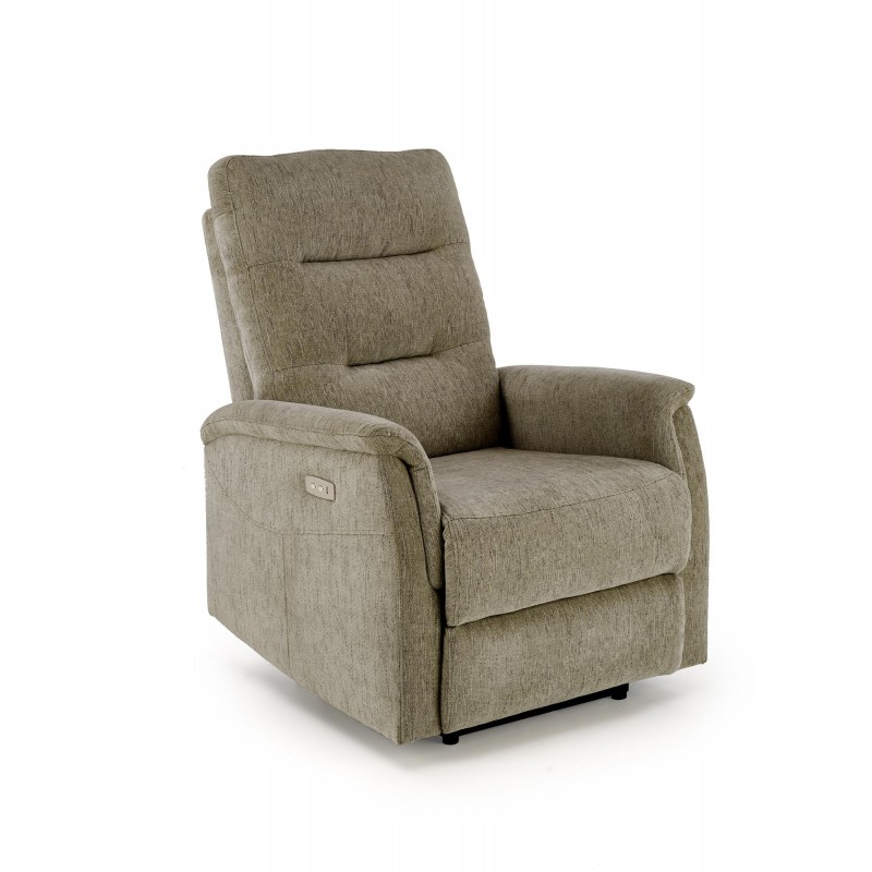 JAMAL lænestol, - oliven billede