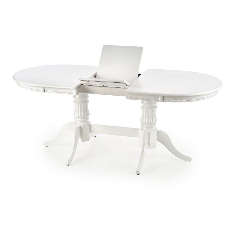 JOSPEH Spisebord med udtræk 150cm udvides til 190cm  - Hvid