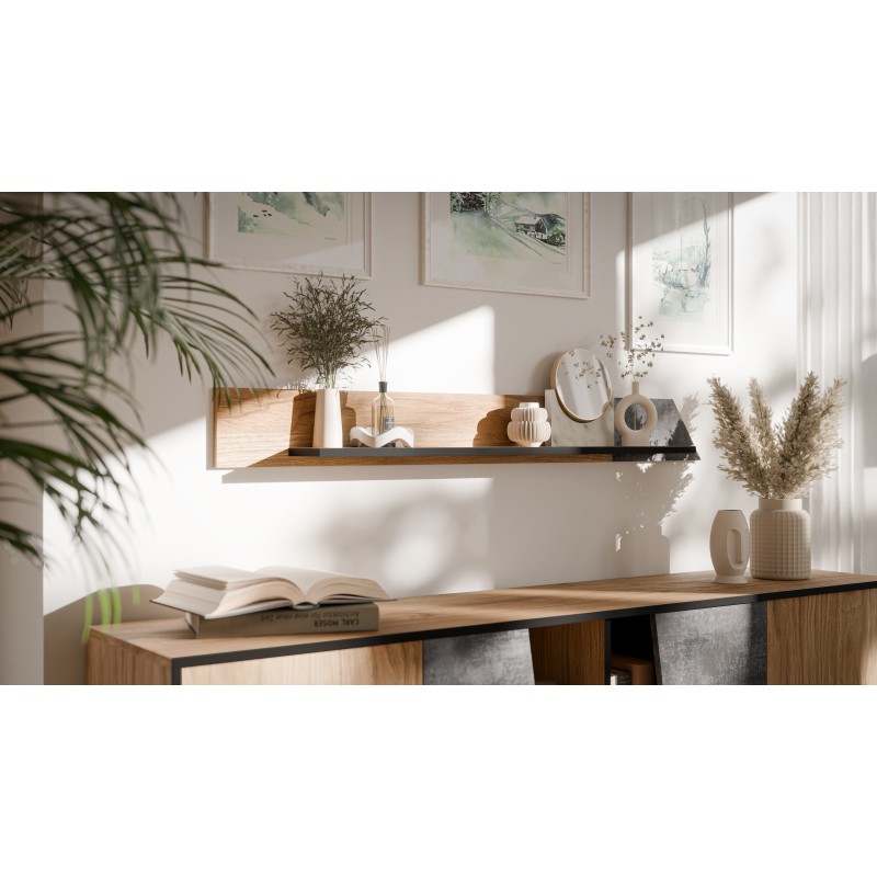 OVO Hylde Mørk Beton/Uregelet Eg billede