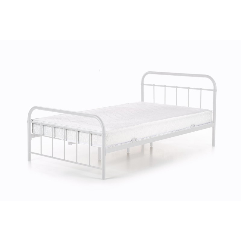 LINA 120x200 metalseng - Hvid billede