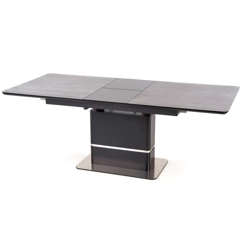 MARTIN bord MørkeGrå, ben Sorte