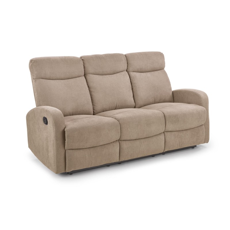 OSLO 3S sofa med recliner funktion - Beige