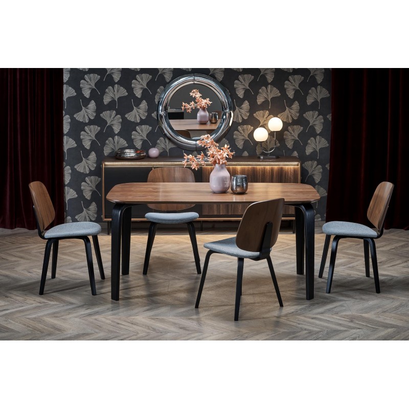 PEDRO bord Valnød / Sort