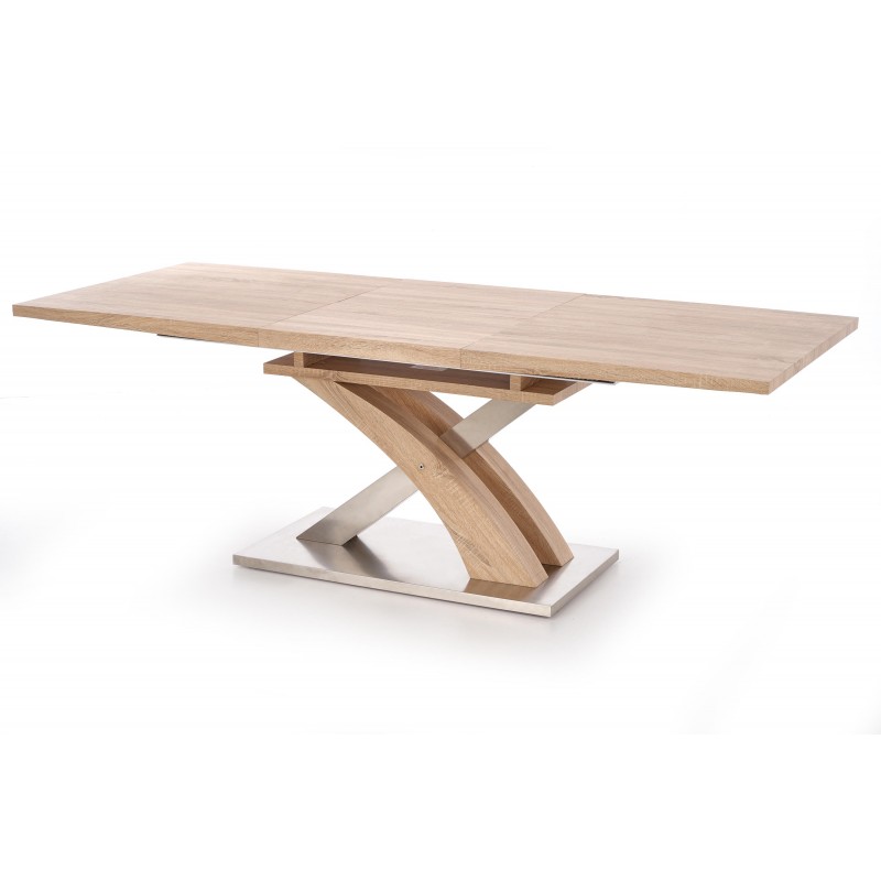 SANDOR Spisebord med udtræk - Sonoma eg. billede