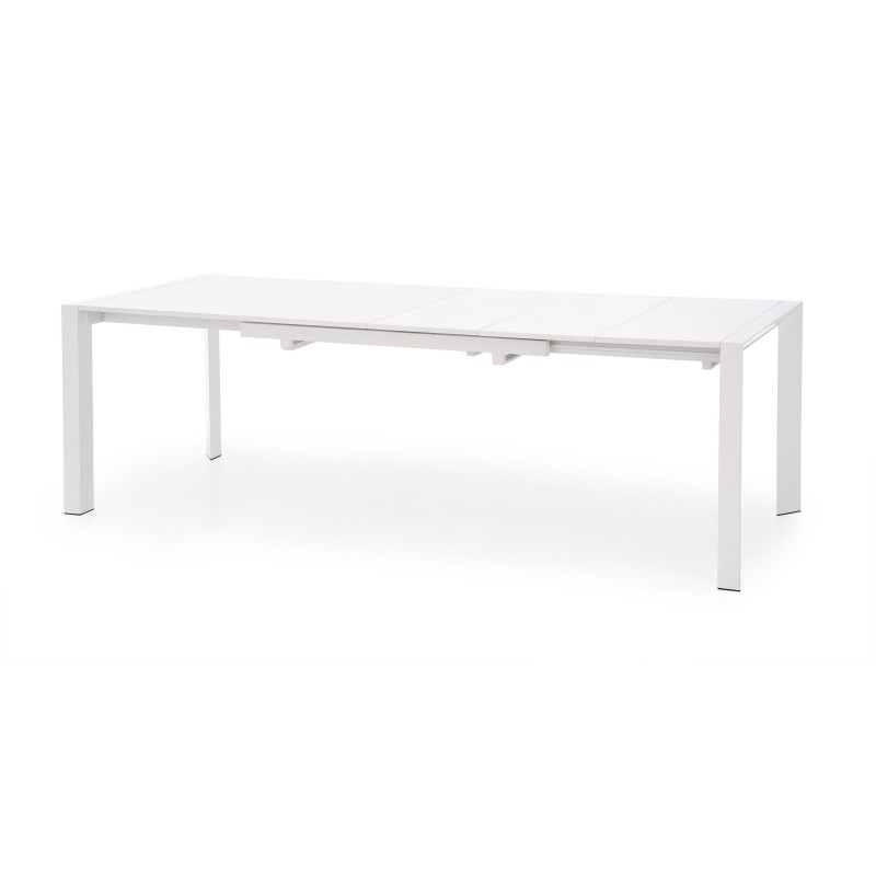STANFORD Spisebord med udtræk 130 kan udvides til  210 cm - Hvid