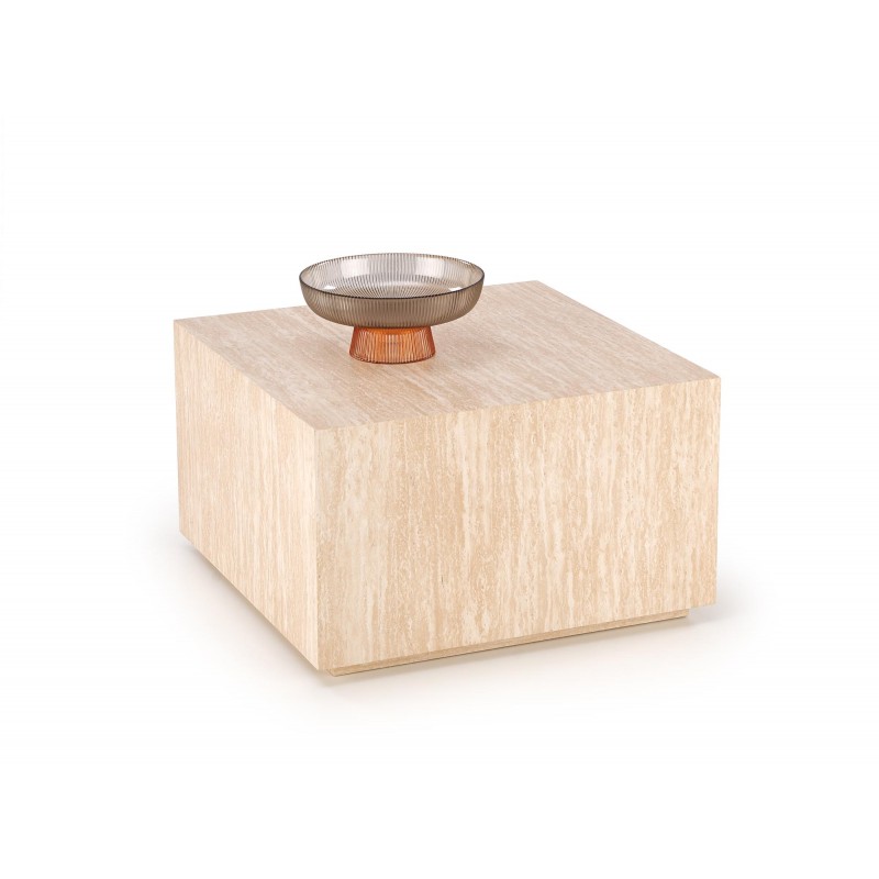 TRAVERTINO KWADRAT sofabord, travertin billede